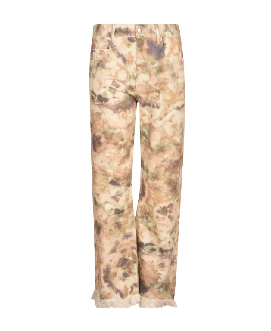 Tie-Dyed Pattern Trousers