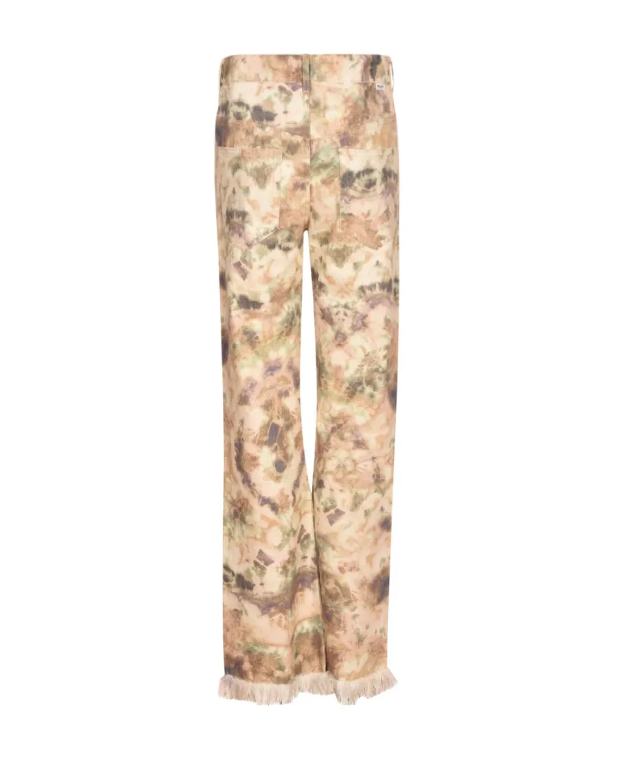 Tie-Dyed Pattern Trousers