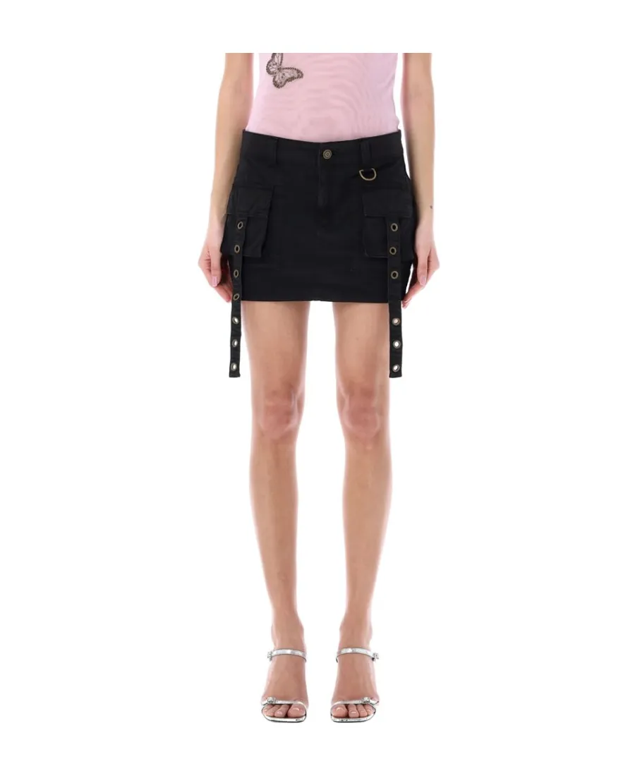 Low-Rise Cargo Miniskirt