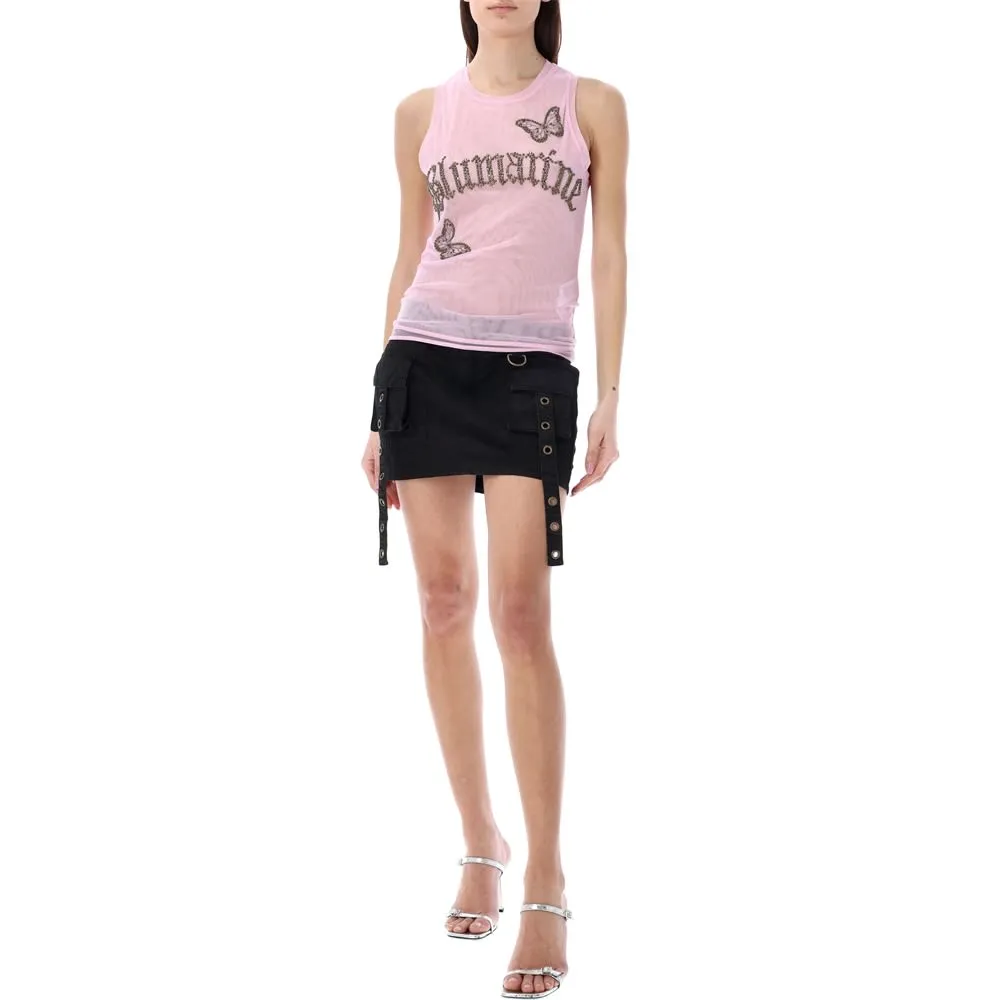Low-Rise Cargo Miniskirt