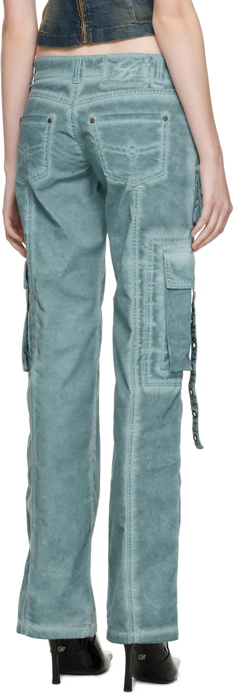 Low-Rise Cargo Jeans