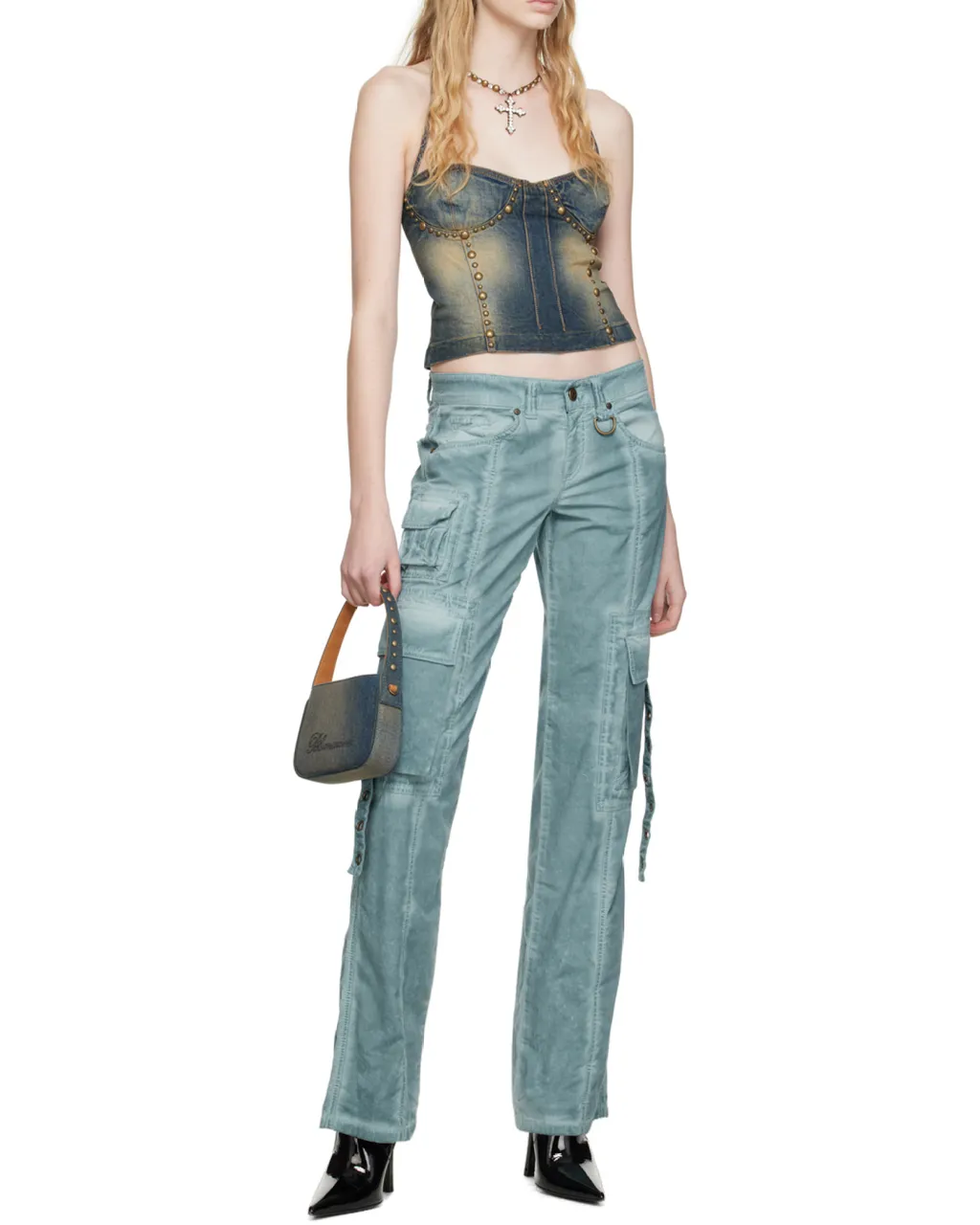 Low-Rise Cargo Jeans