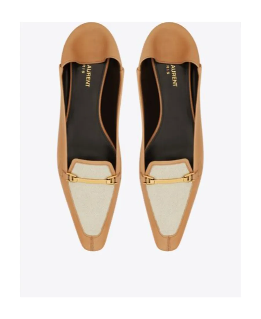 Saint Laurent Chris Pointed Toe Flat Shoes