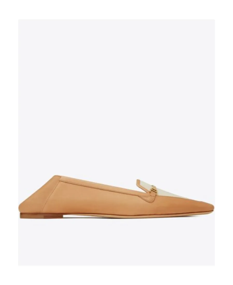 Saint Laurent Chris Pointed Toe Flat Shoes