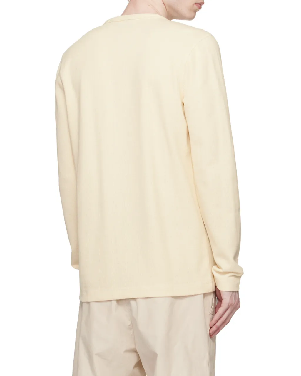 Textured-Finish Round-Neck Jumper