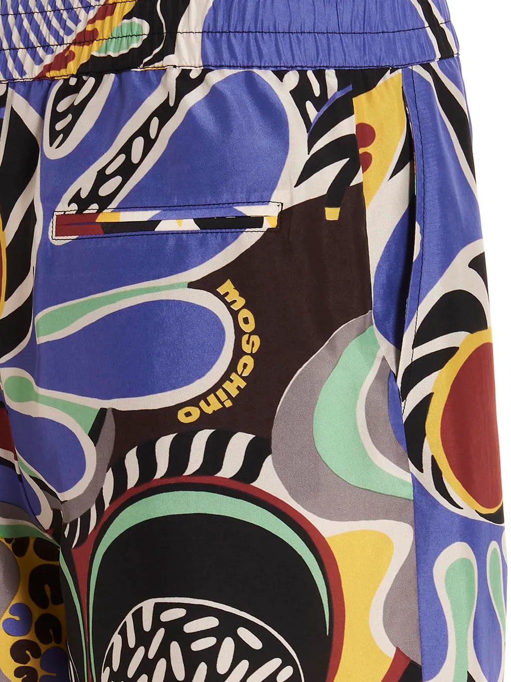 Moschino Graphic Printed High Waist Shorts