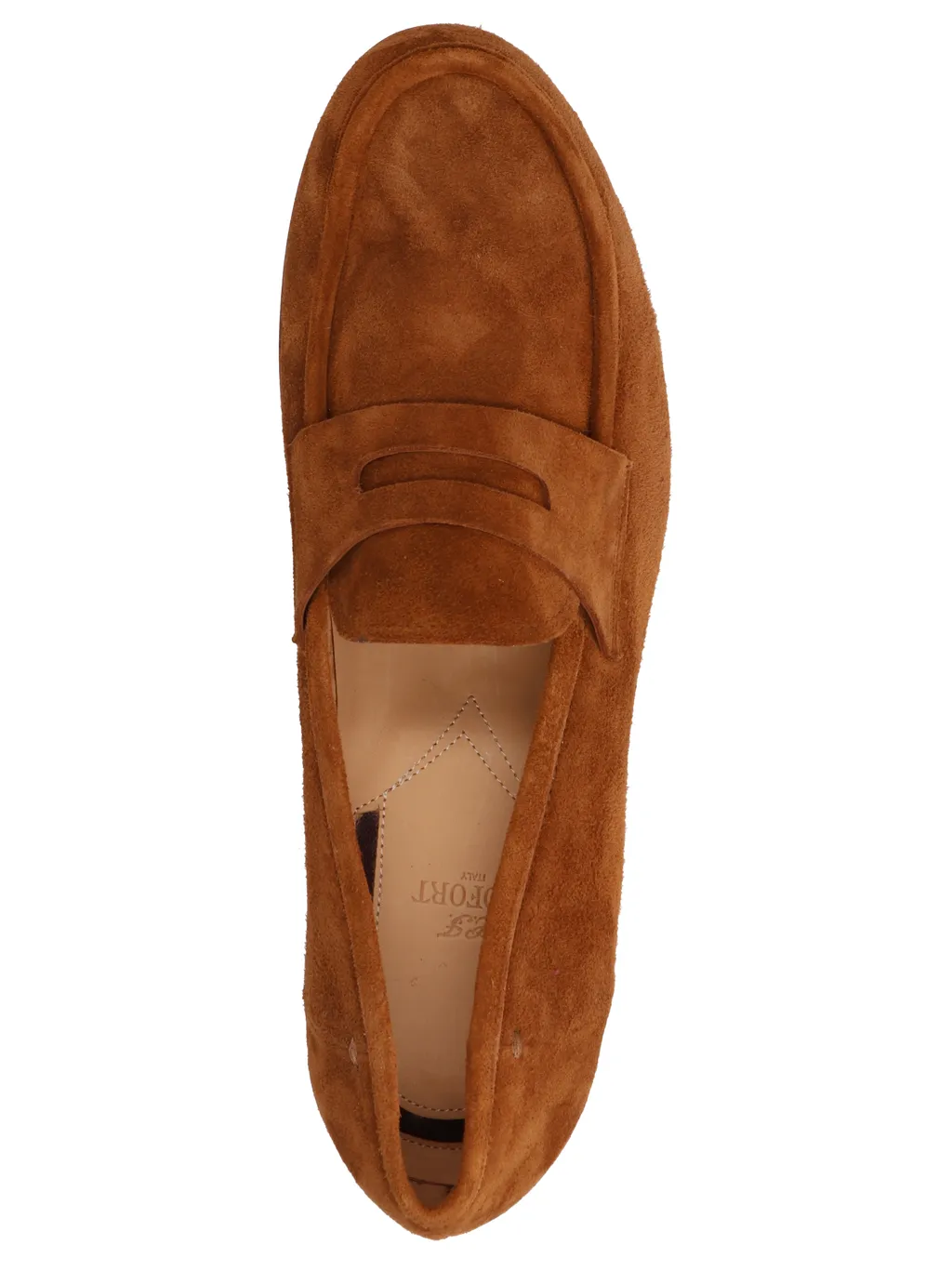 Round-Toe Suede Loafers