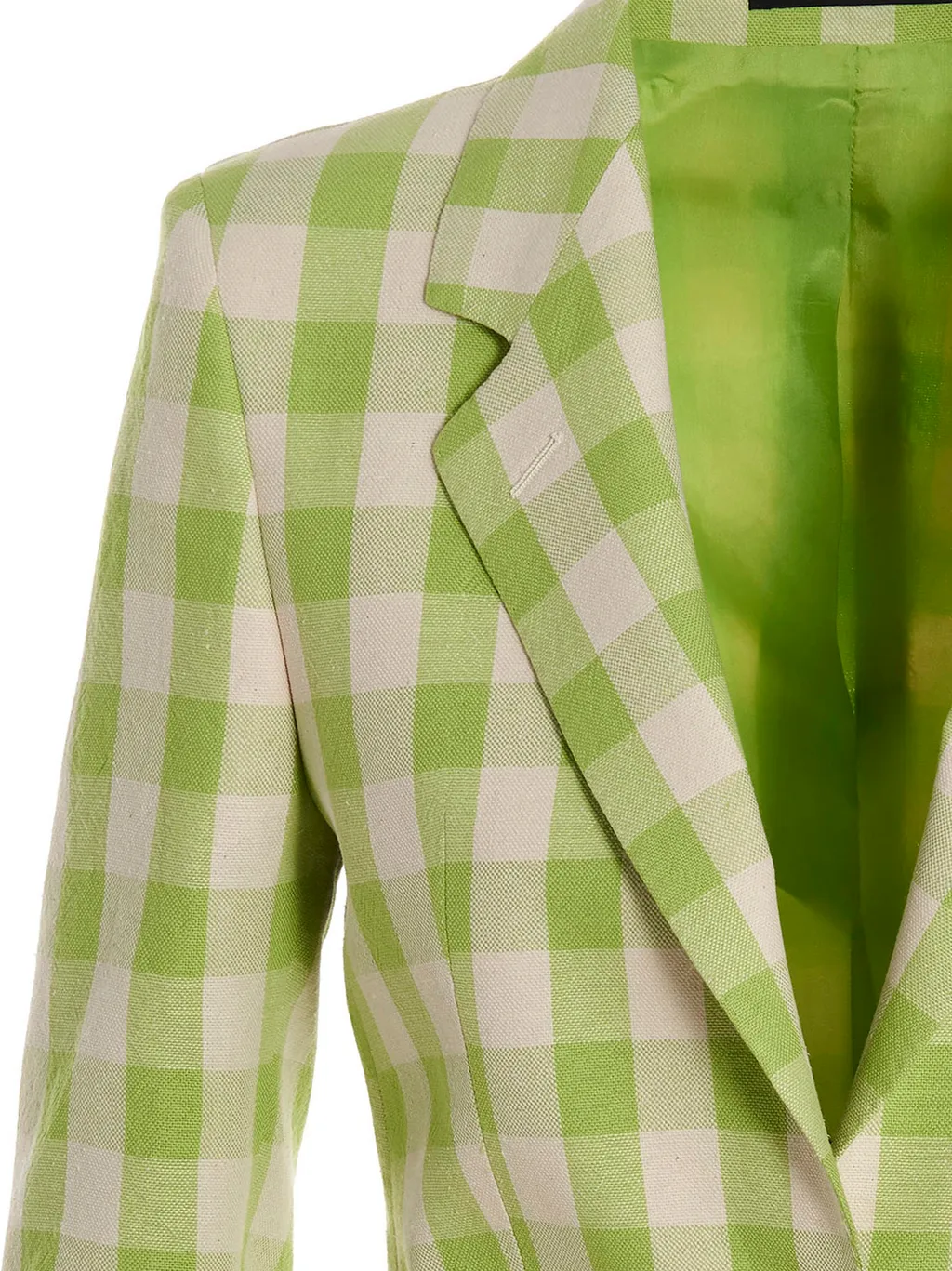 Checkered Suit Jacket