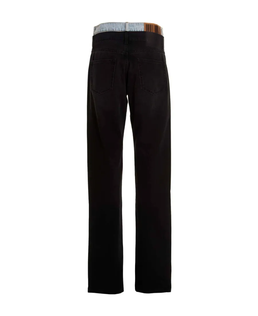 Mid-Rise Straight-Leg Jeans
