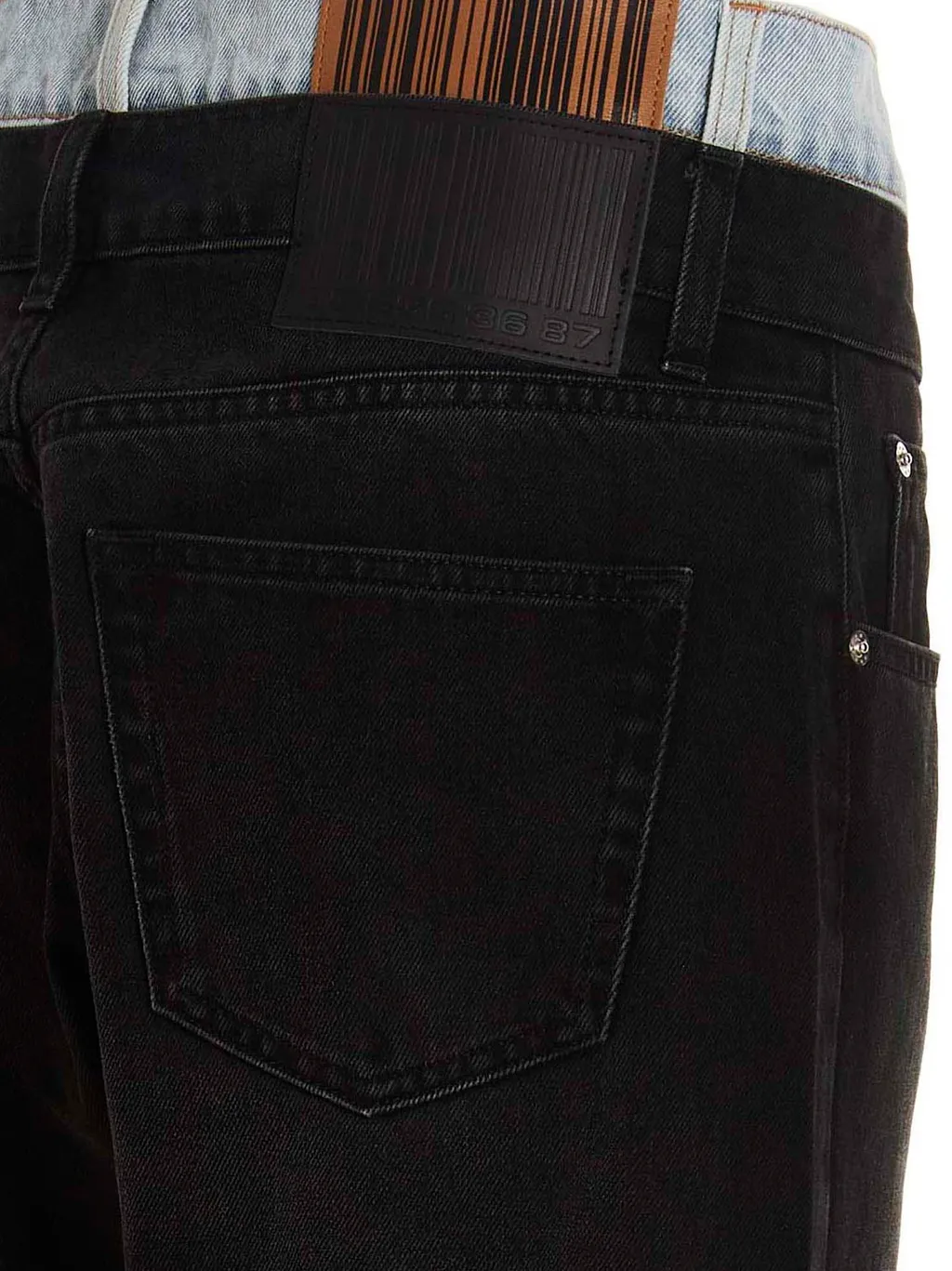 Mid-Rise Straight-Leg Jeans