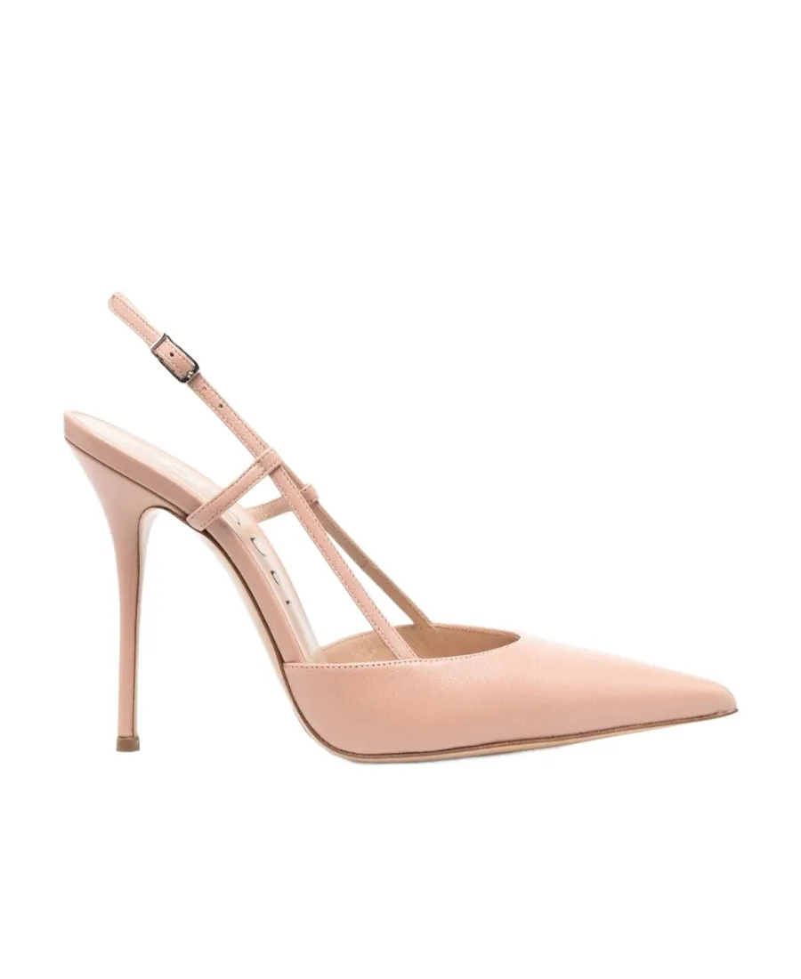 Casadei Pointed Toe Slingback Pumps