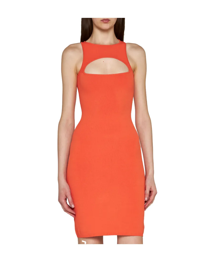 Dsquared2 Cut-Out Detailed Knitted Sleeveless Dress