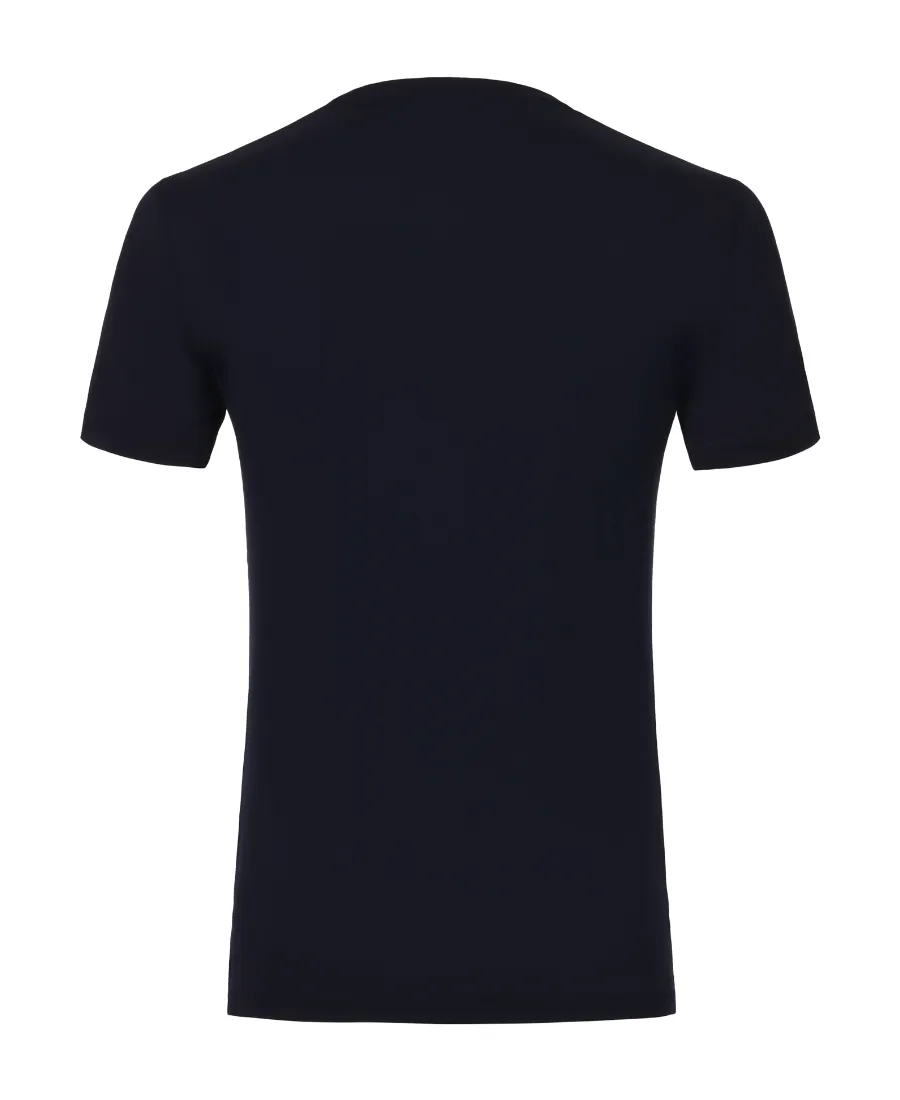 Ralph Lauren Purple Label Logo Embroidered Crewneck T-Shirt