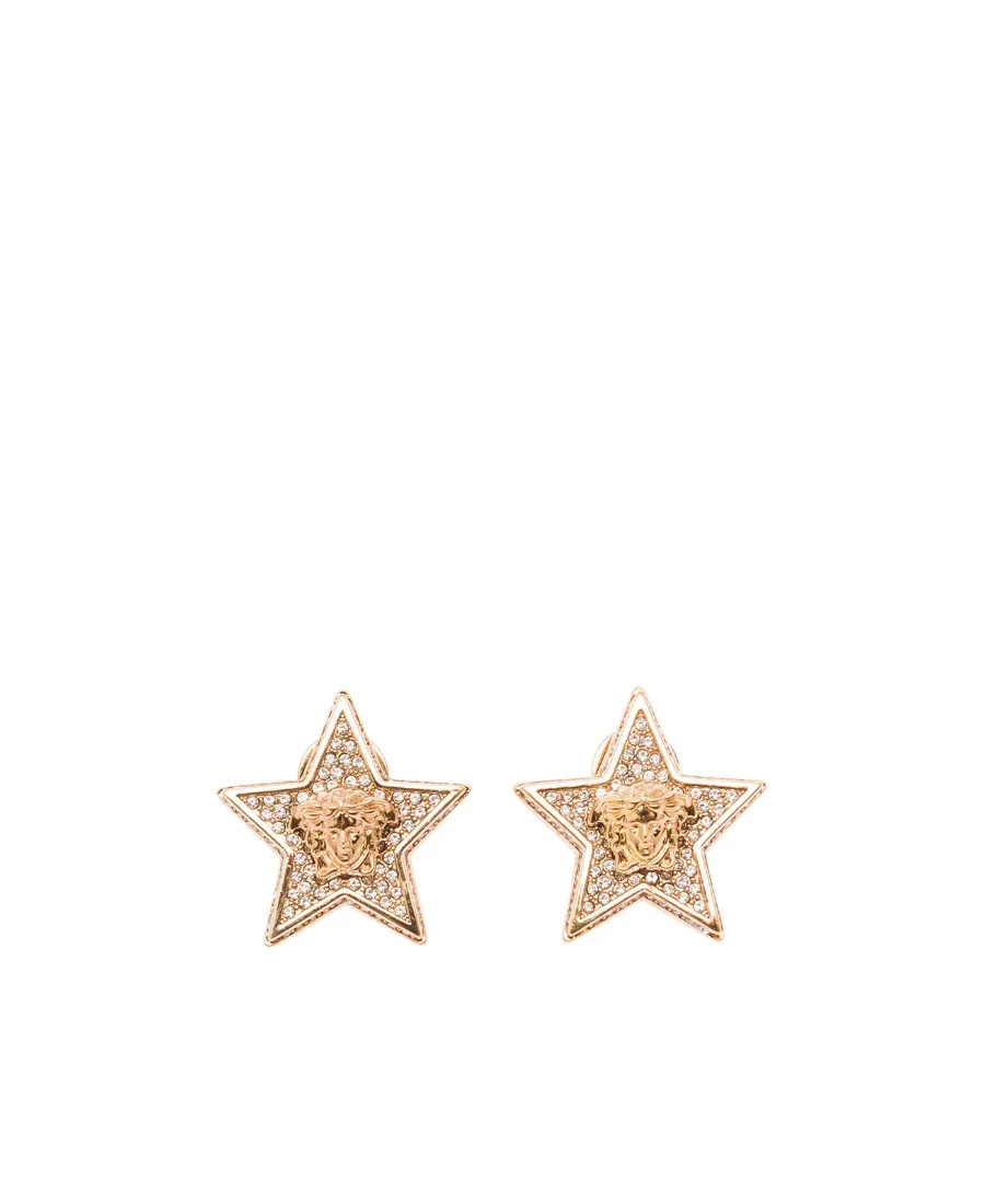 Versace Embellished Star Earrings