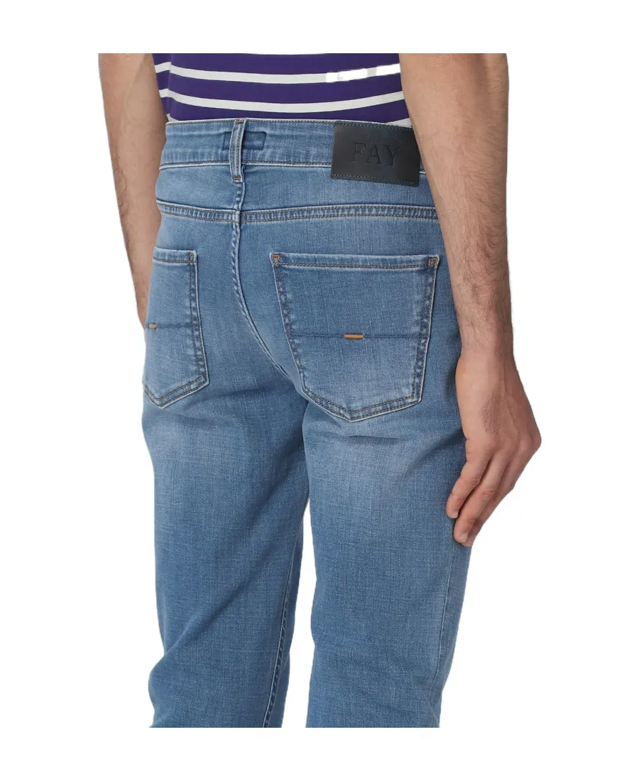 Fay Low-Rise Skinny-Cut Jeans