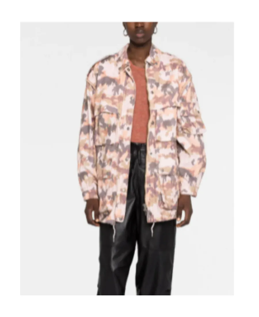Elize Camouflage-Print Jacket