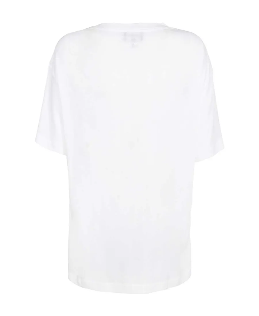 Logo-Print V-Neck T-Shirt