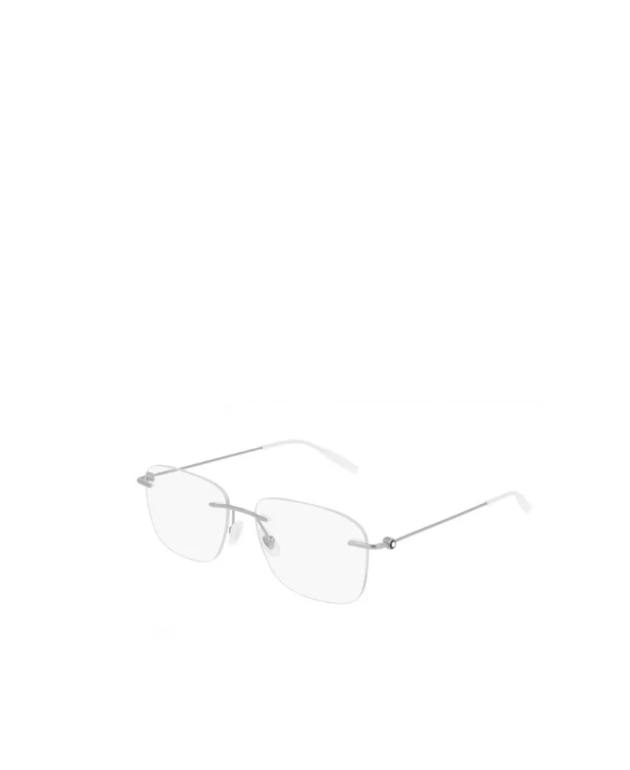 Montblanc Eyewear Rimless Square Glasses