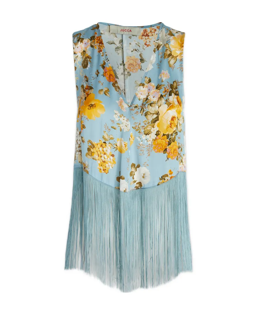 Tassel V-Neck Vest