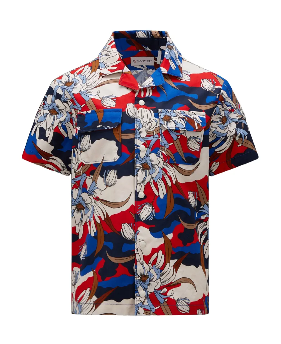Moncler Enfant Floral-Printed Buttoned Shirt