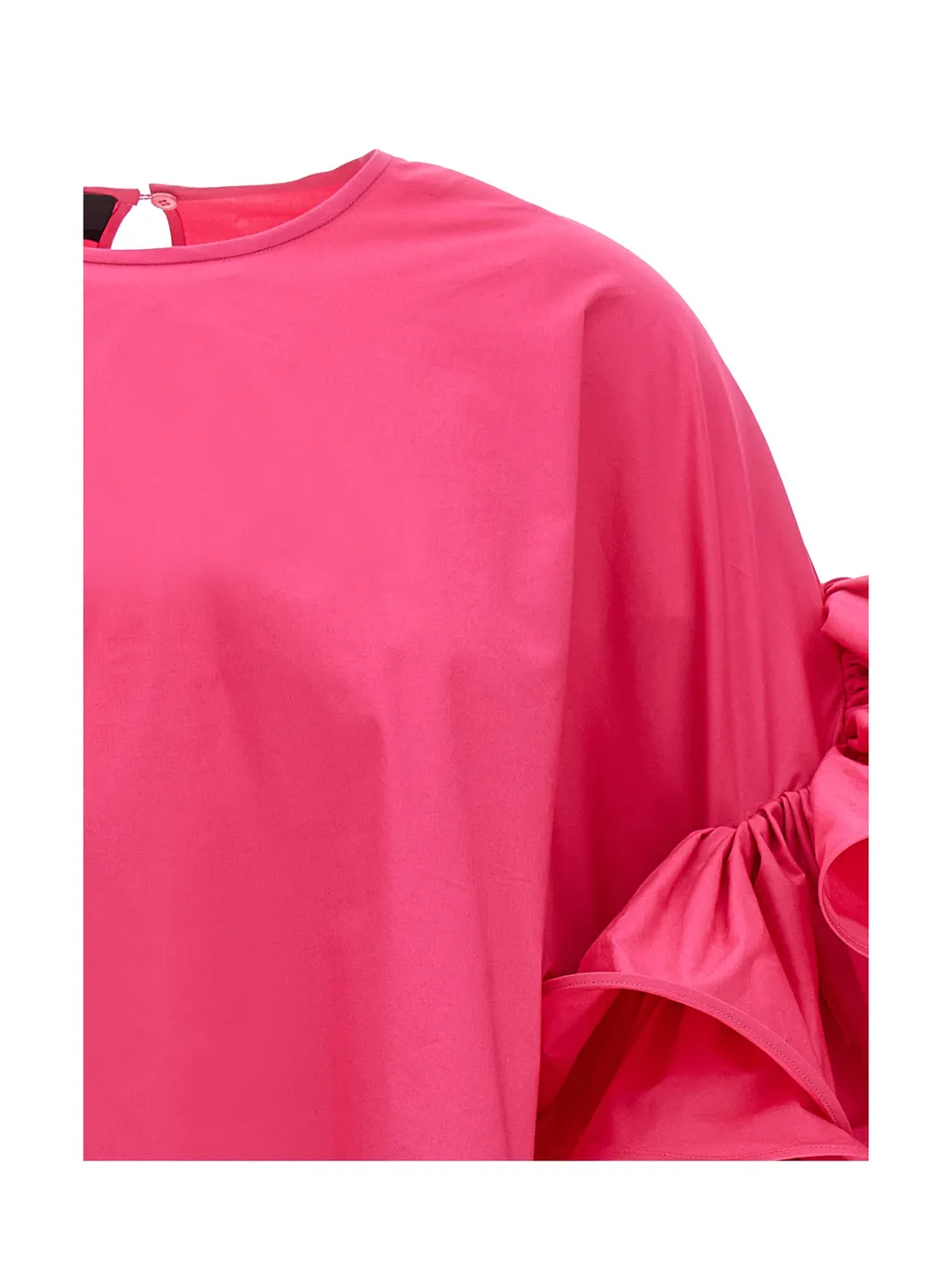 Rochas Ruffled Sleeve Top