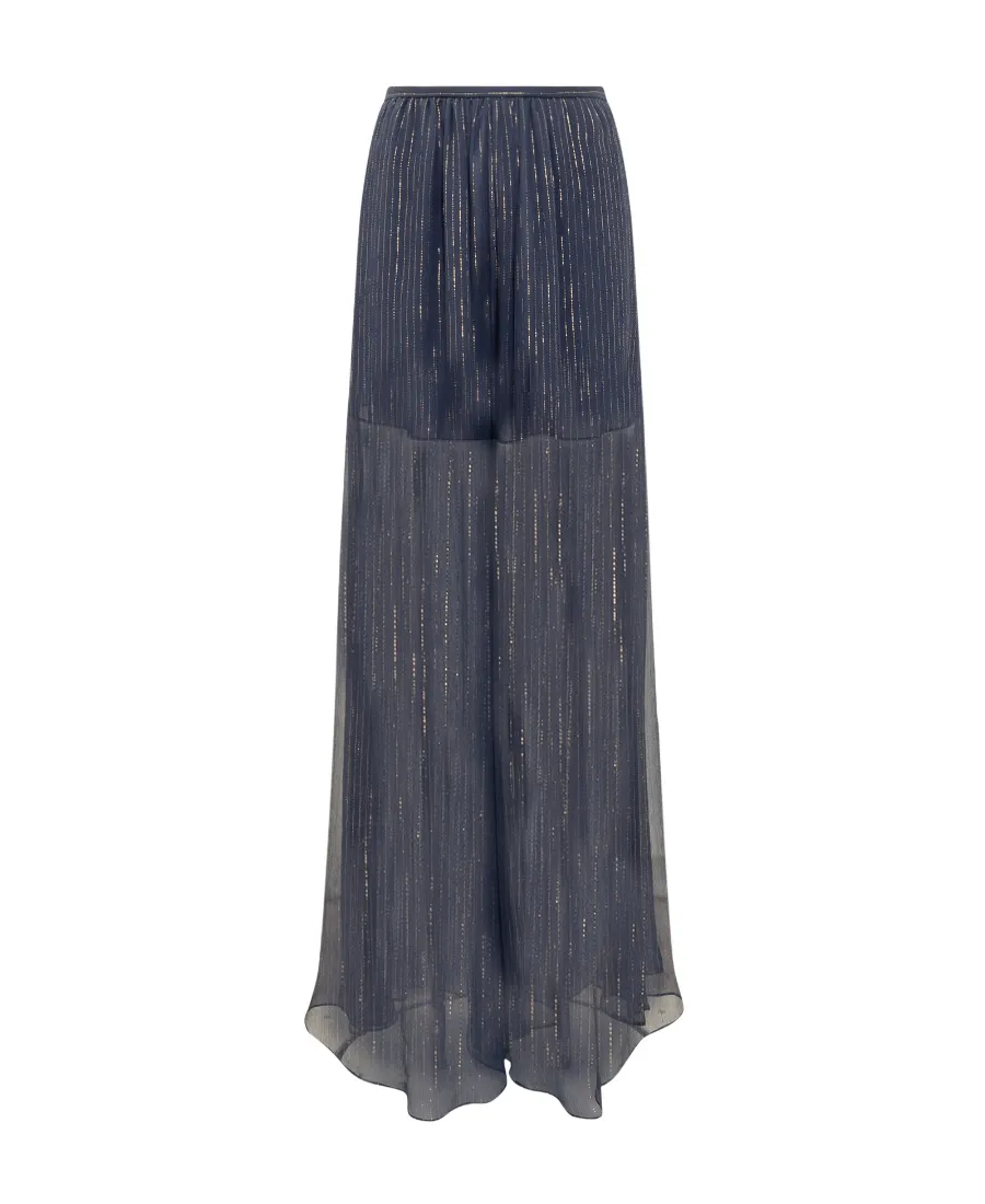 Rochas Sheer Wide Leg Pants