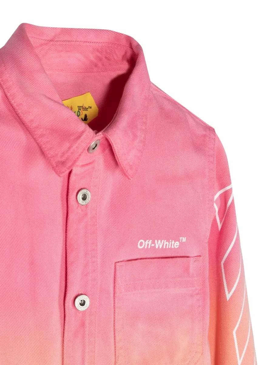 Tie-Dye Effect Long Sleeved Shirt