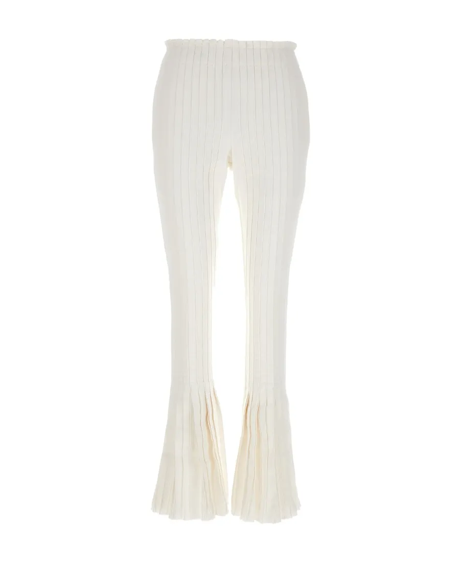 Pleated Cropped Trousers