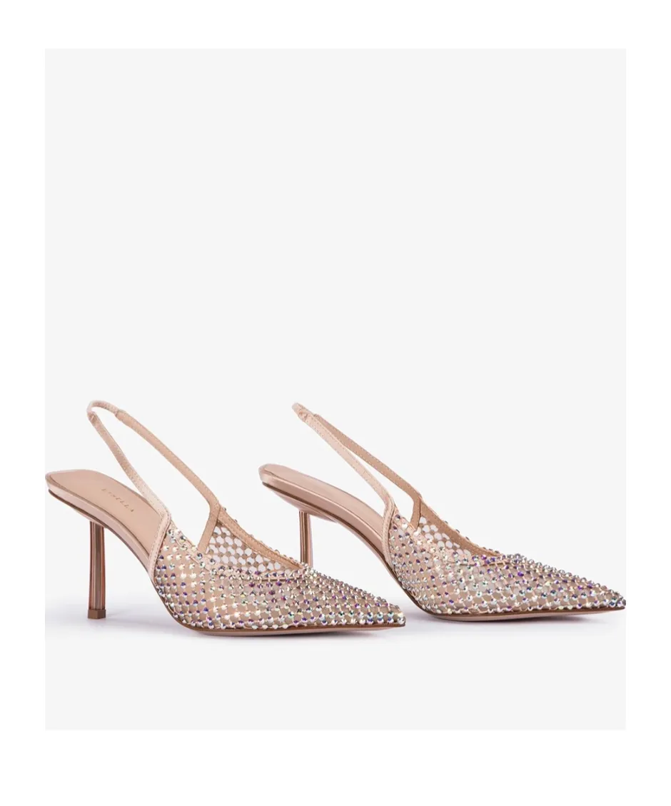 Le Silla Gilda Embellished Slingback Pumps