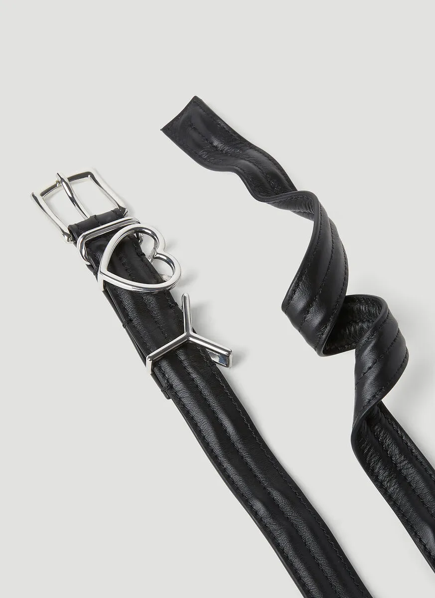 Wire Y Heart-Shaped Belt