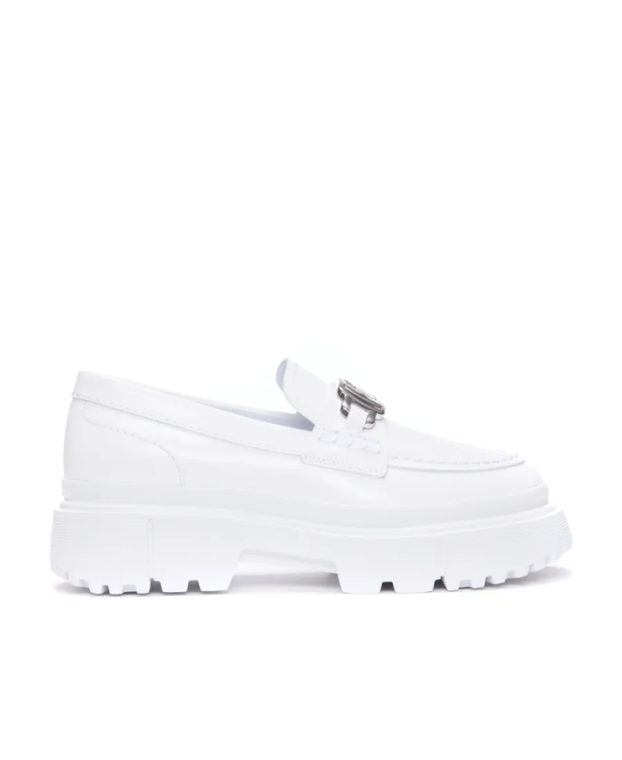 Logo-Buckle 55Mm Platform Loafers