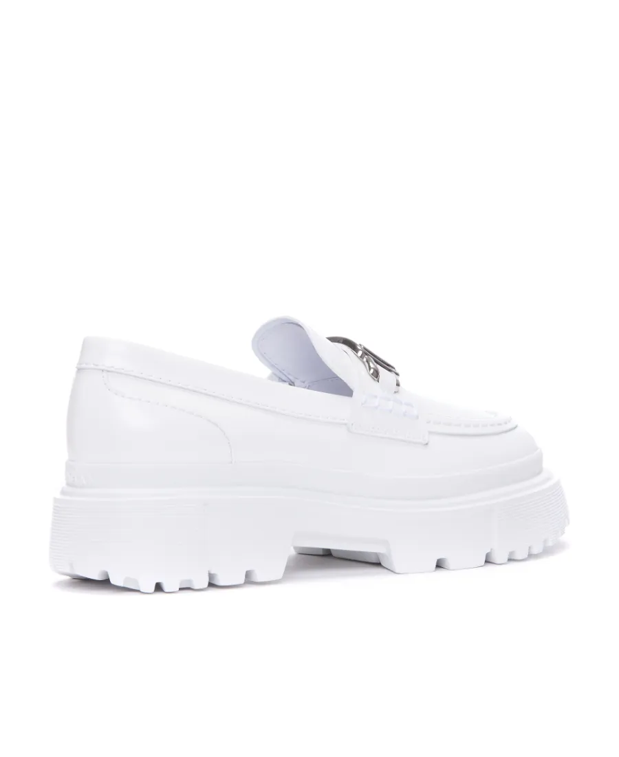 Logo-Buckle 55Mm Platform Loafers