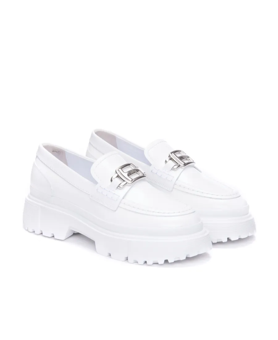 Logo-Buckle 55Mm Platform Loafers