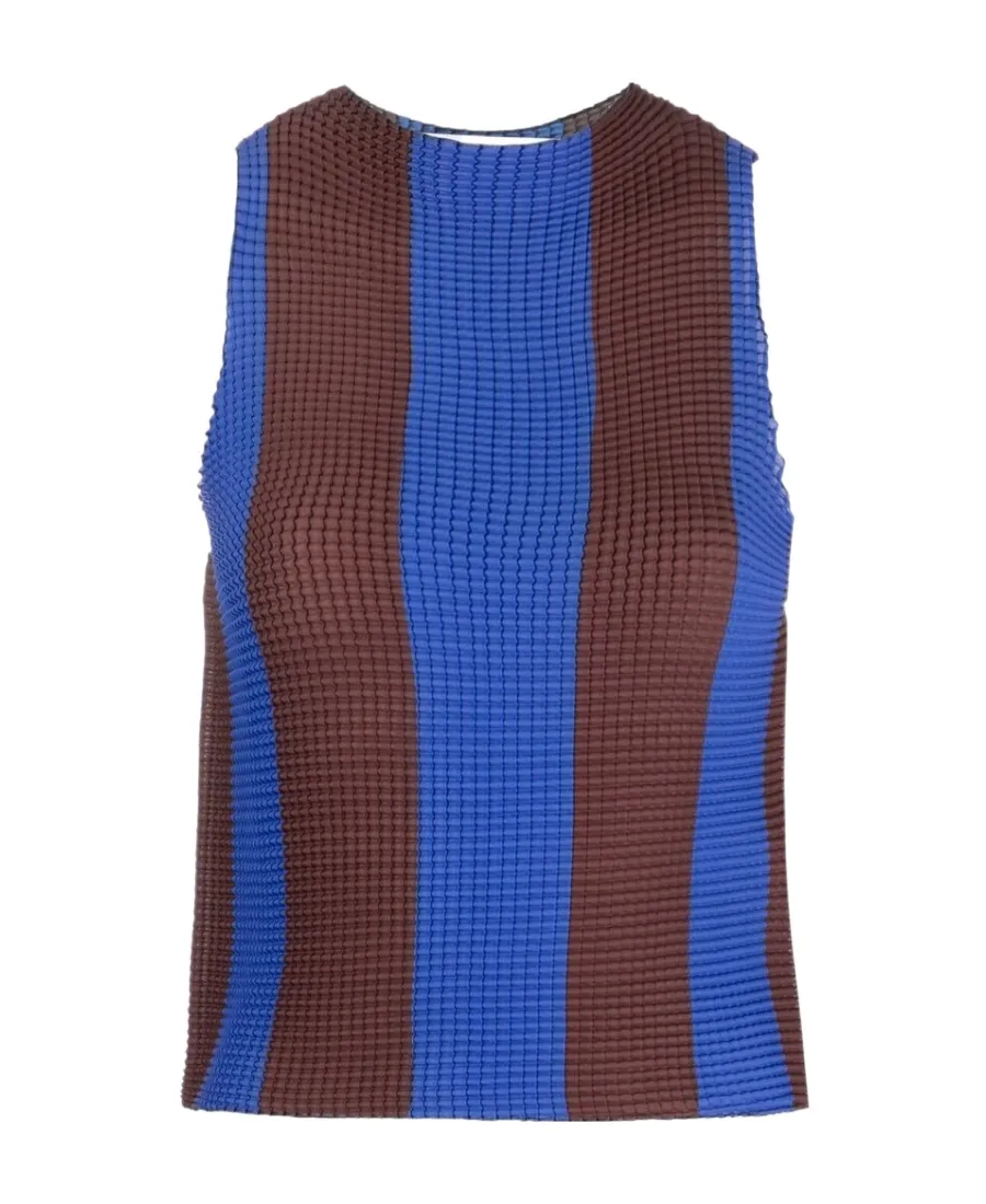 Sunnei Striped Sleeveless Tank Top