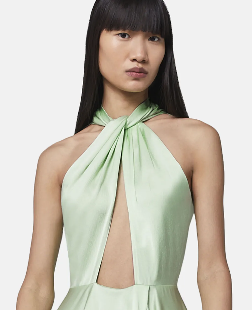 Stella Mccartney Cut-Out Sleeveless Asymmetric Dress