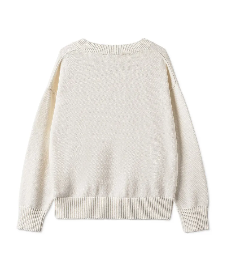Ami De Coeur V-Neck Jumper
