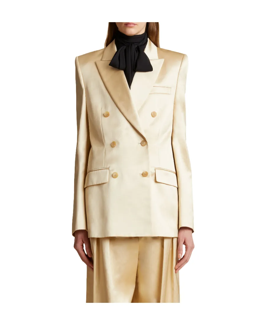 Khaite Nathan Double-Breasted Jacket