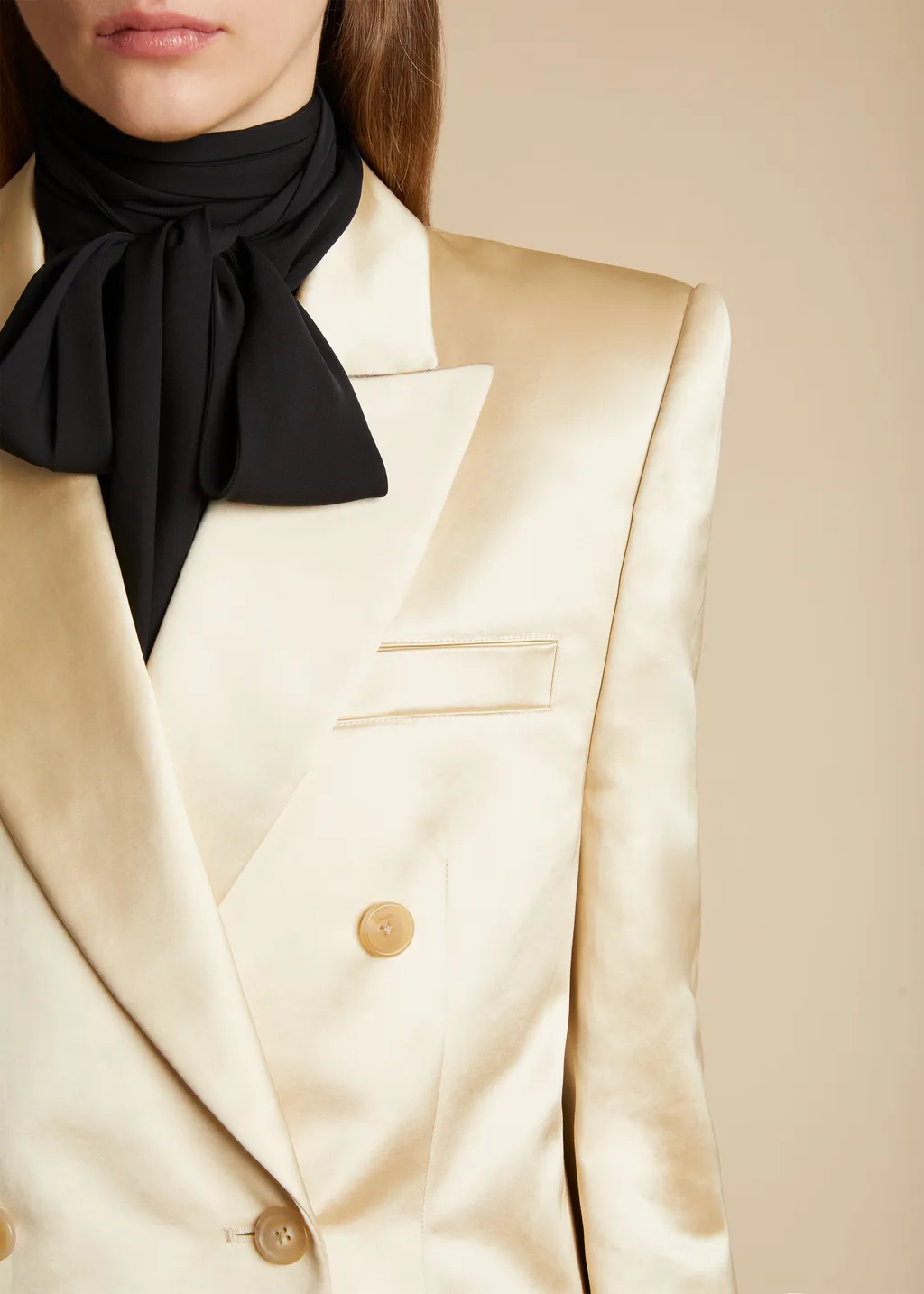 Khaite Nathan Double-Breasted Jacket