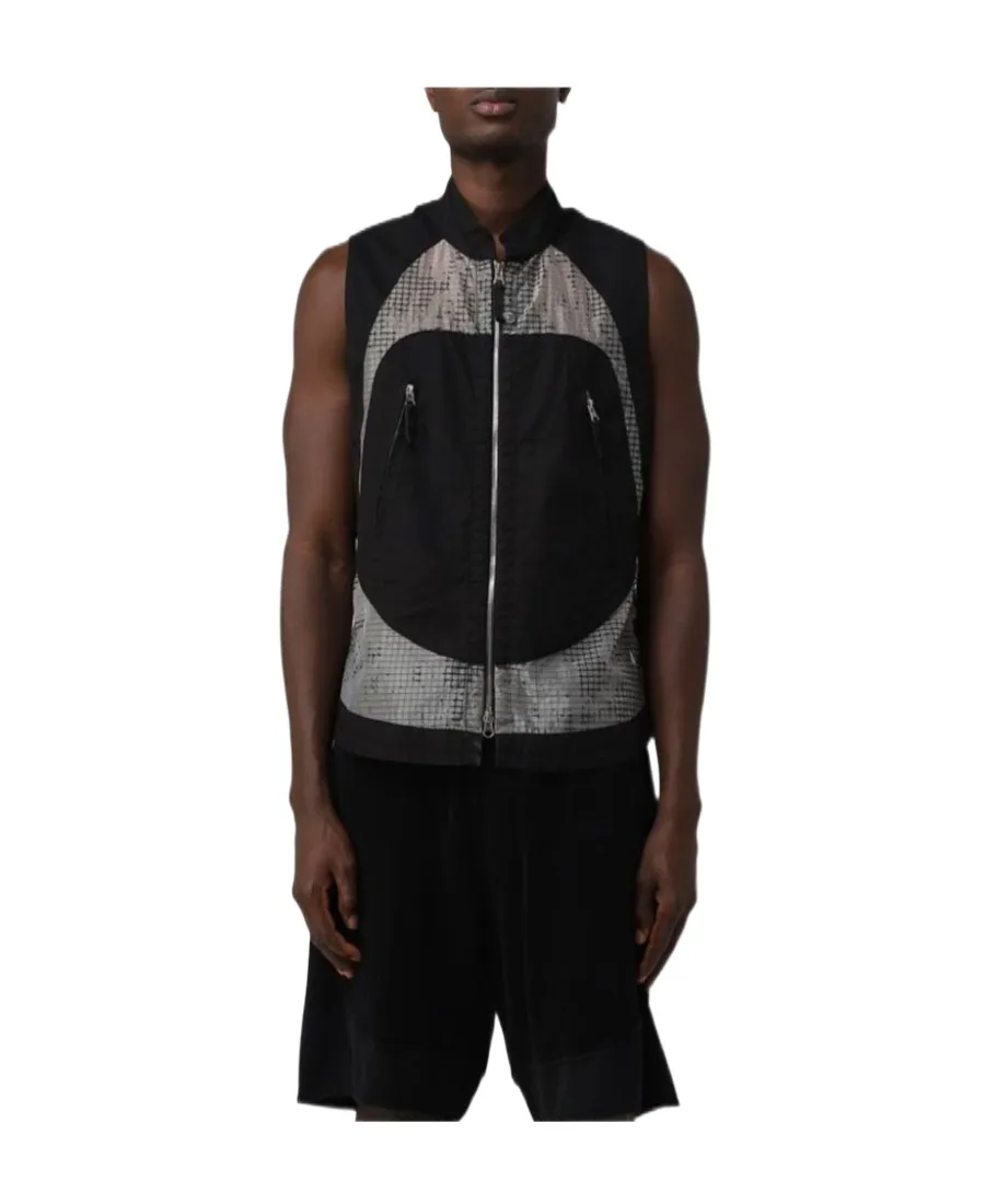 Stone Island Shadow Project Mesh Panelled Zipped Vest