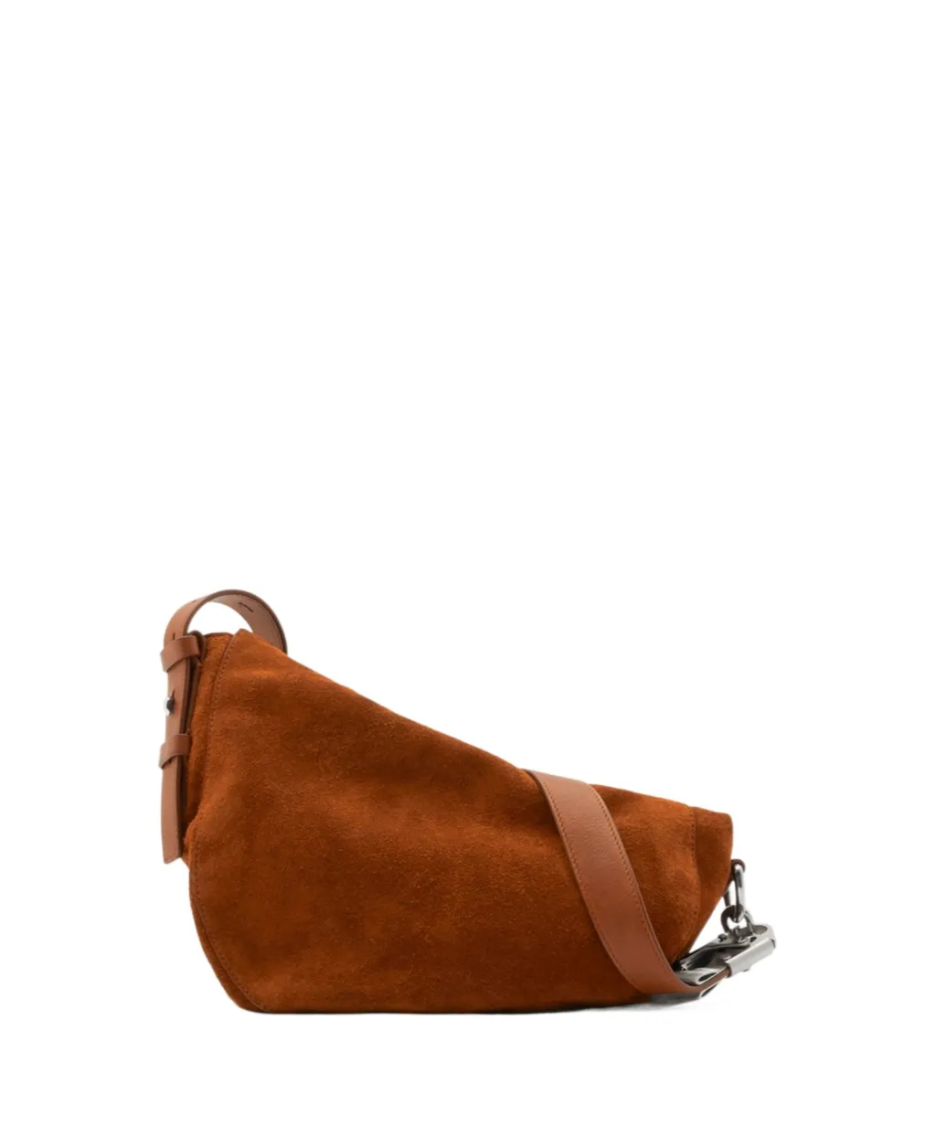 Burberry Ring-Detailed Zipped Shoulder Bag