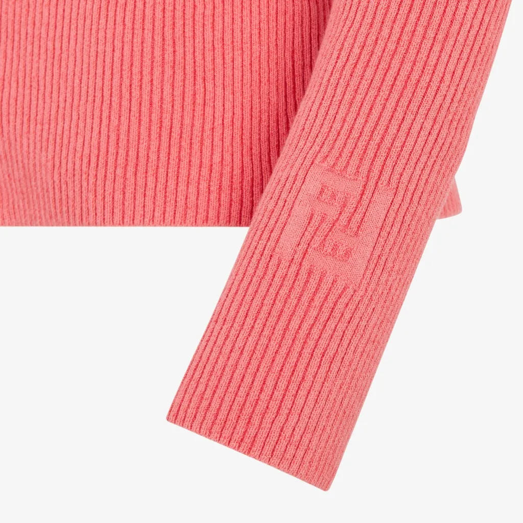 Fendi Cut-Out Knit Top