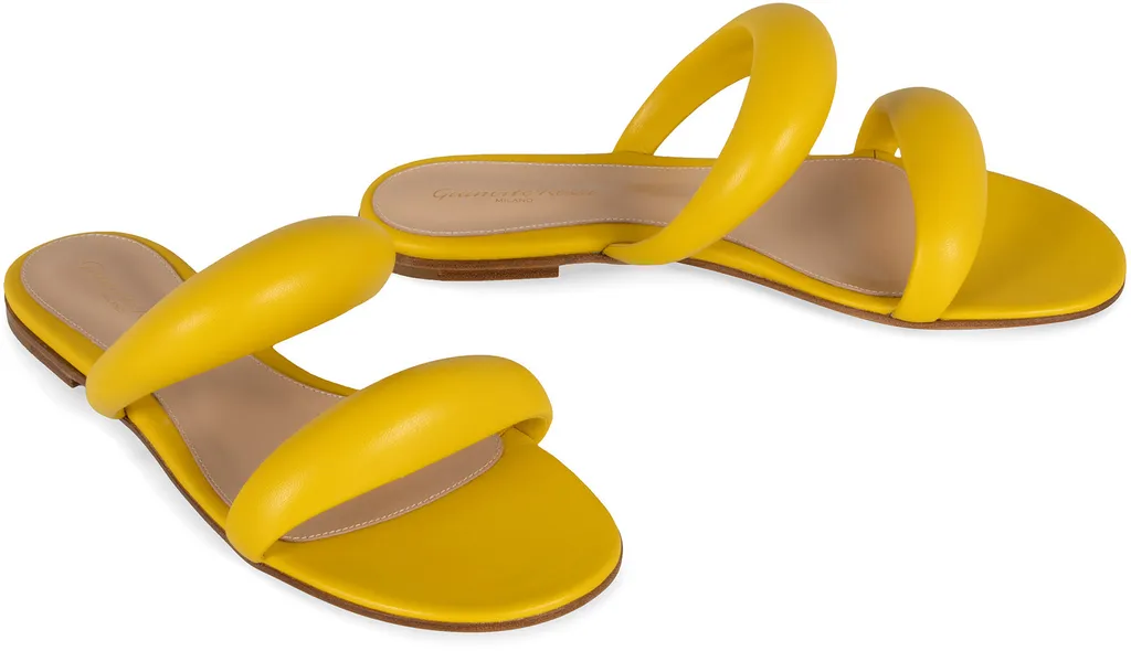 Gianvito Rossi	Double Strap Slip-On Sandals