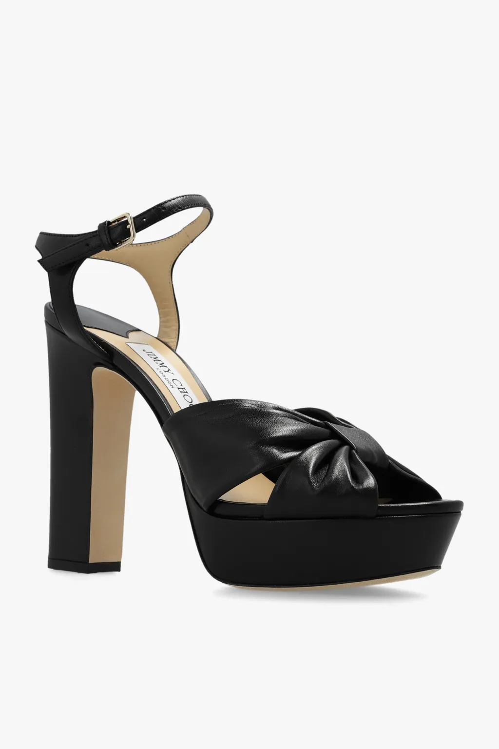 Jimmy Choo Heloise Knotted Platform Sandals
