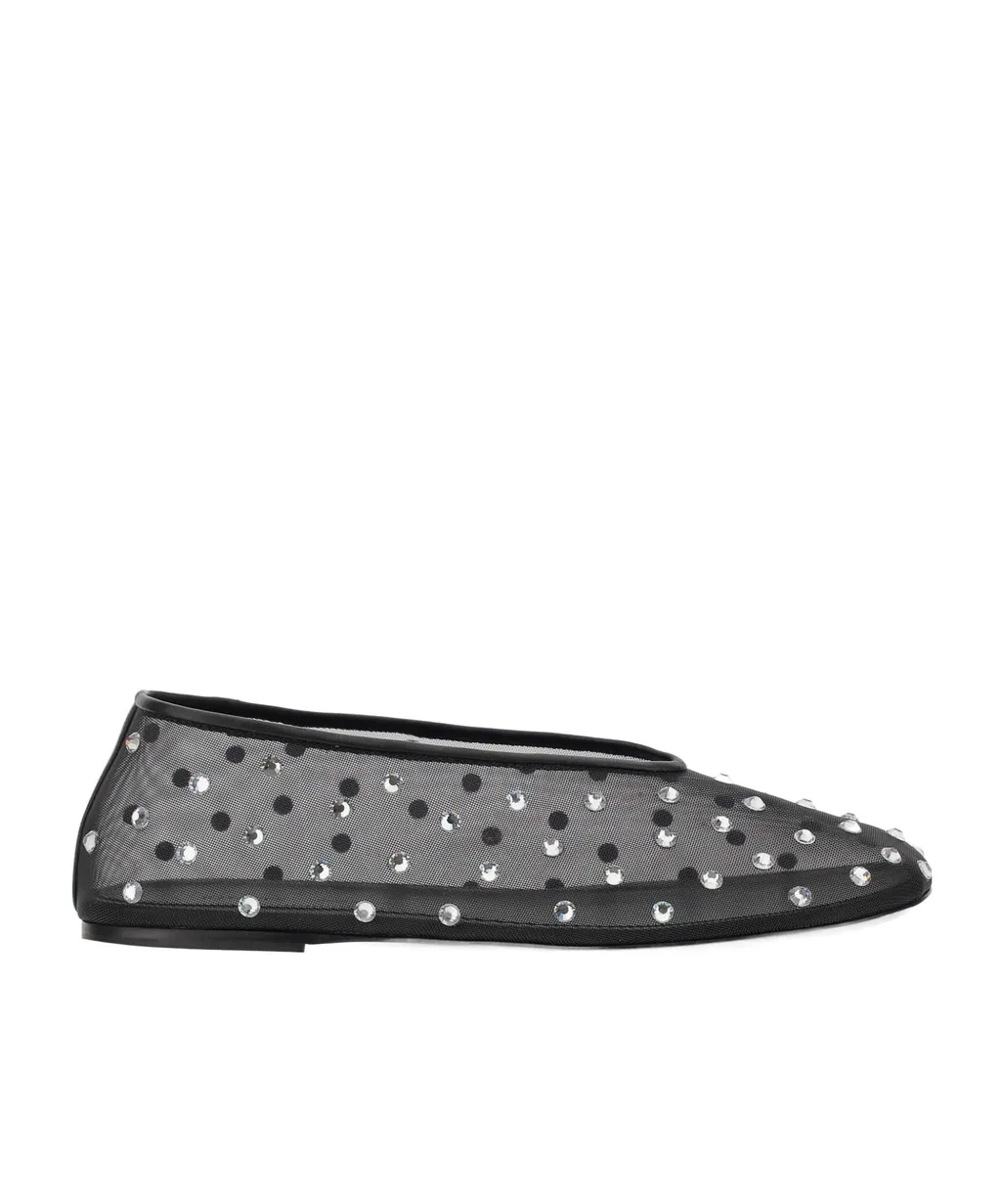 Khaite The Marcy Embellished Ballet Shoes