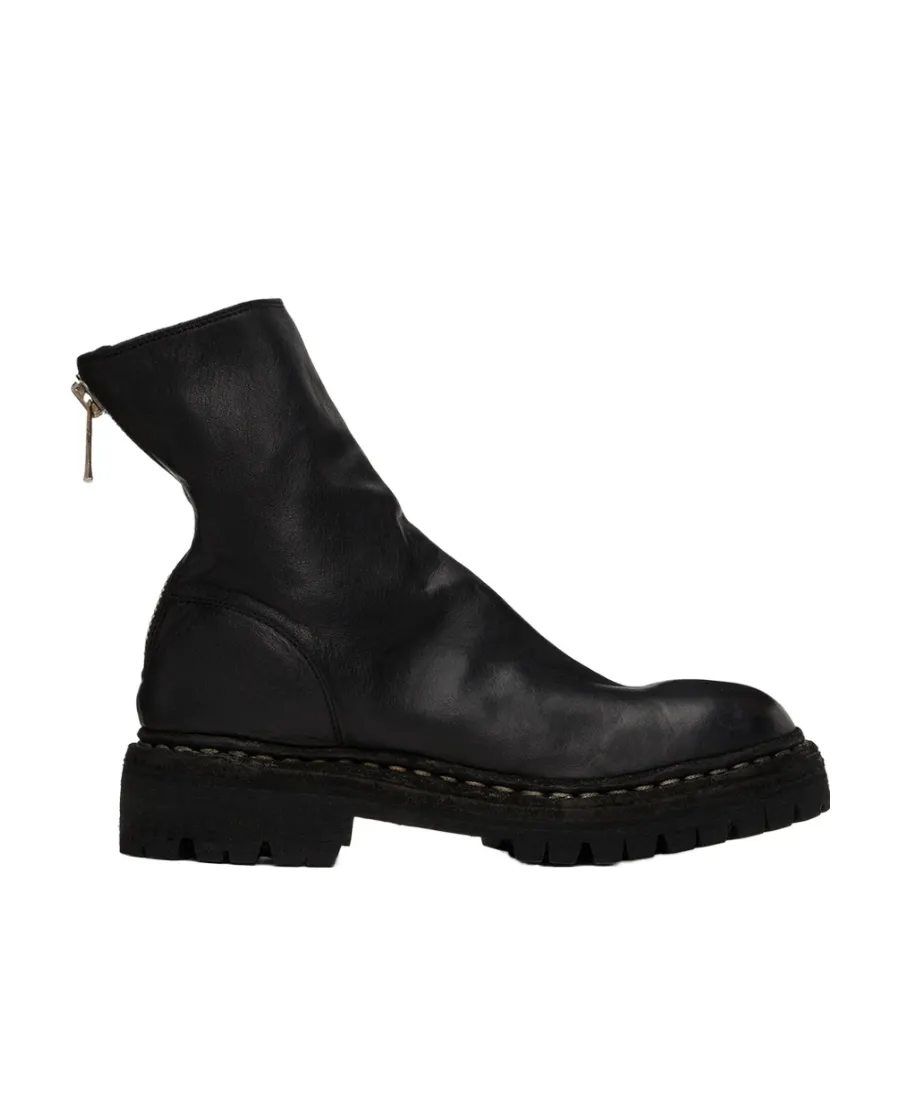 Zippered Short Boots