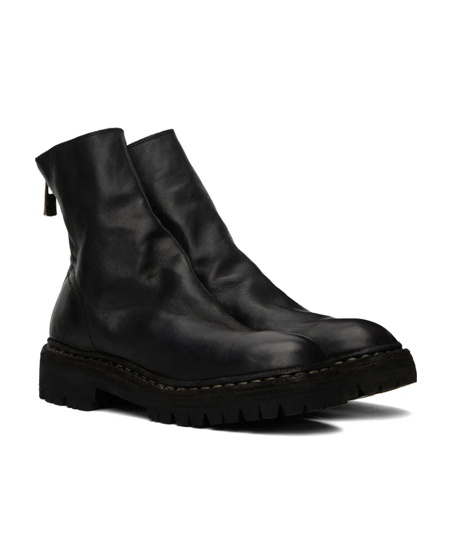 Zippered Short Boots