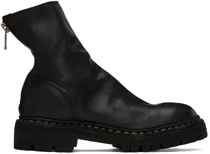 Zippered Short Boots