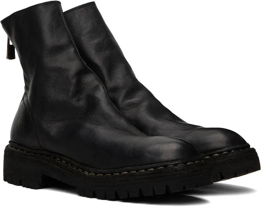 Zippered Short Boots