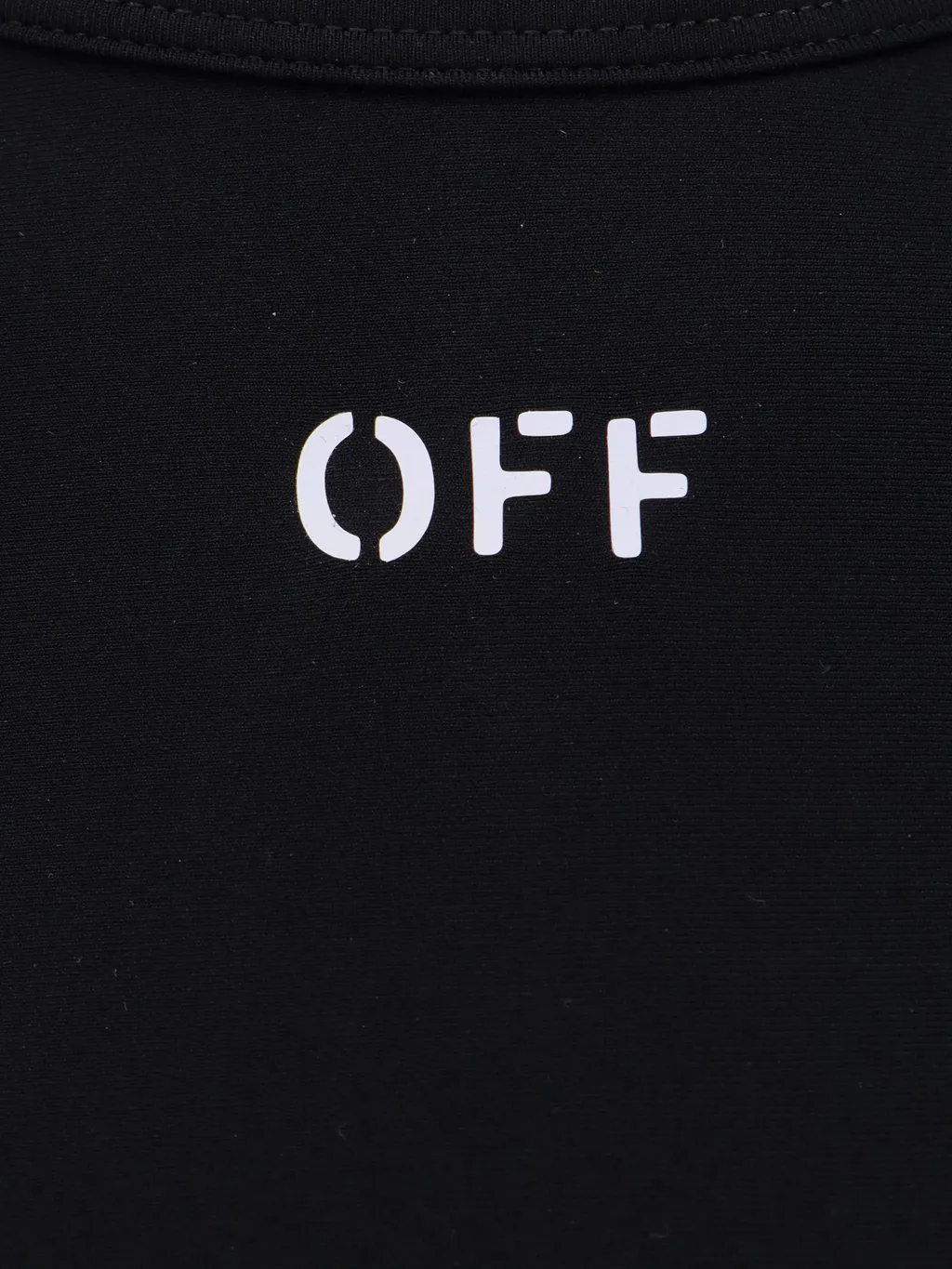 Off-White Logo Printed Cut-Out Top