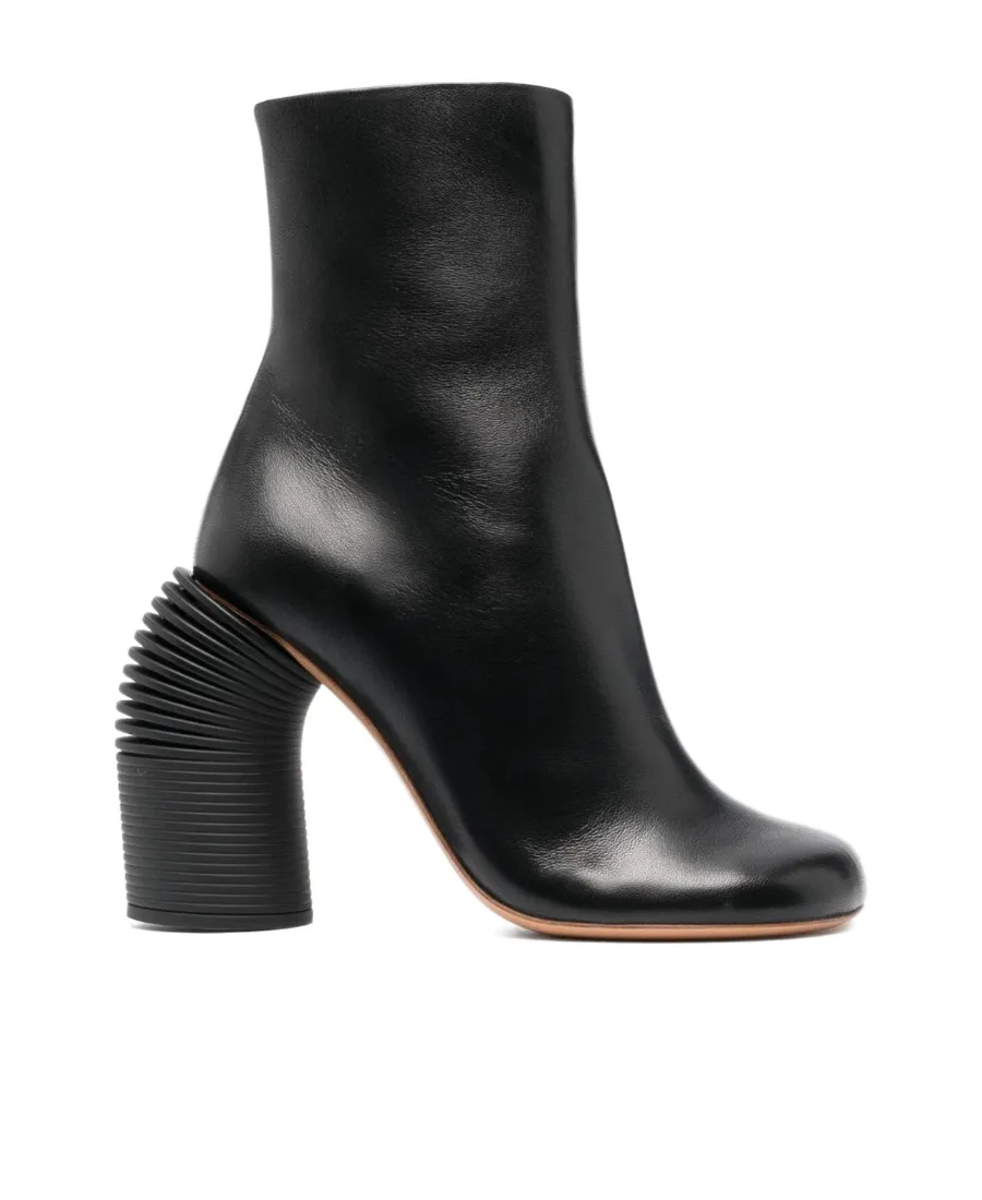 Off-White Tonal Spring Square Toe Boots